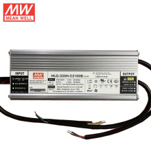 Original MEANWELL 16W to 600W 320W 2100ma dimmable led driver HLG-320H-C2100B